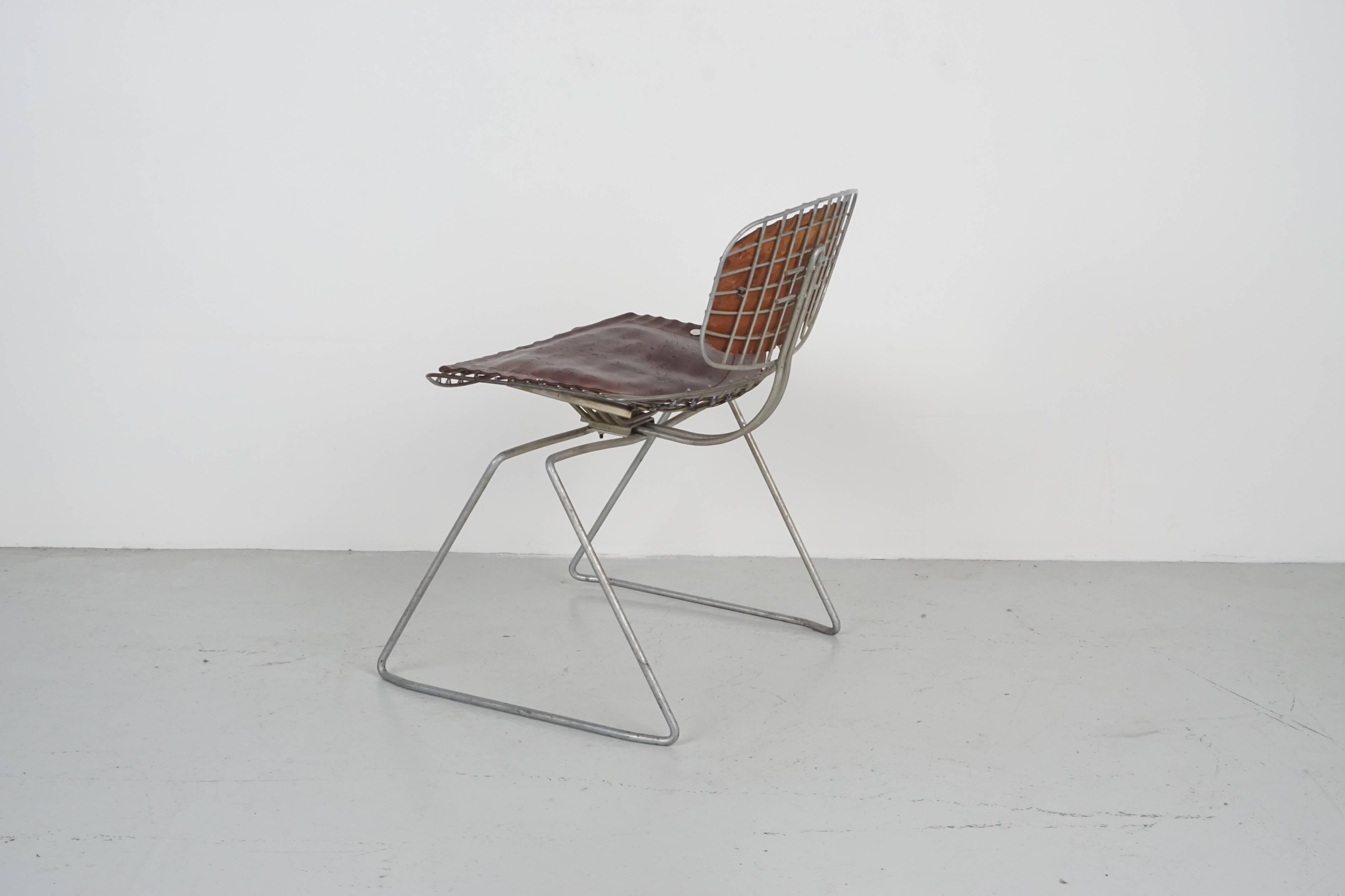 Leather Beaubourg Chair by Michel Cadestin and Georges Laurent