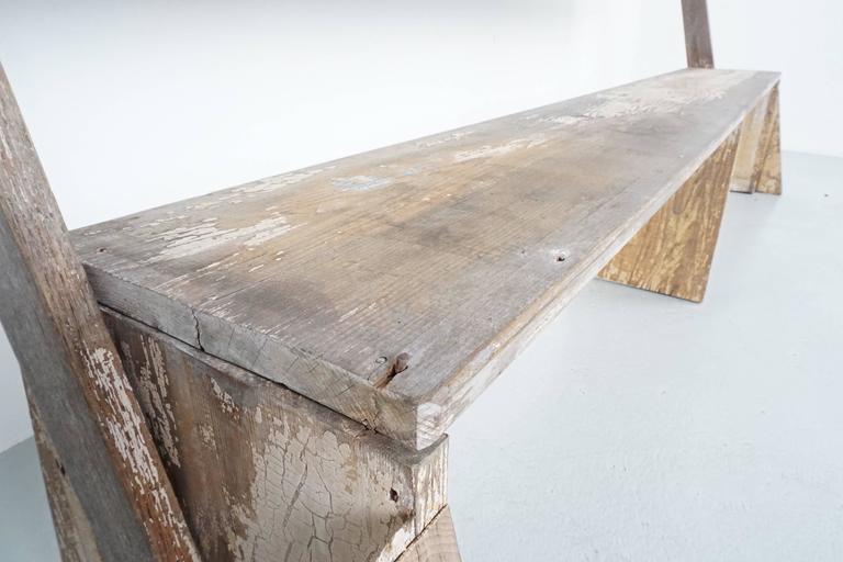 Antique Firehouse Bench at 1stDibs