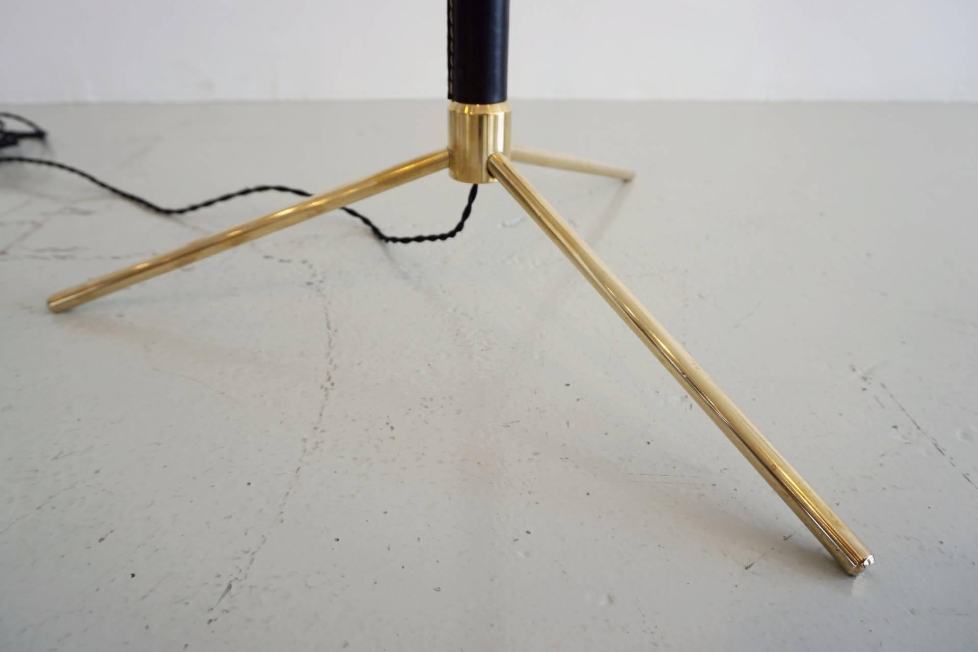 Mid-20th Century French Floor Lamp in the Style of Jacques Adnet