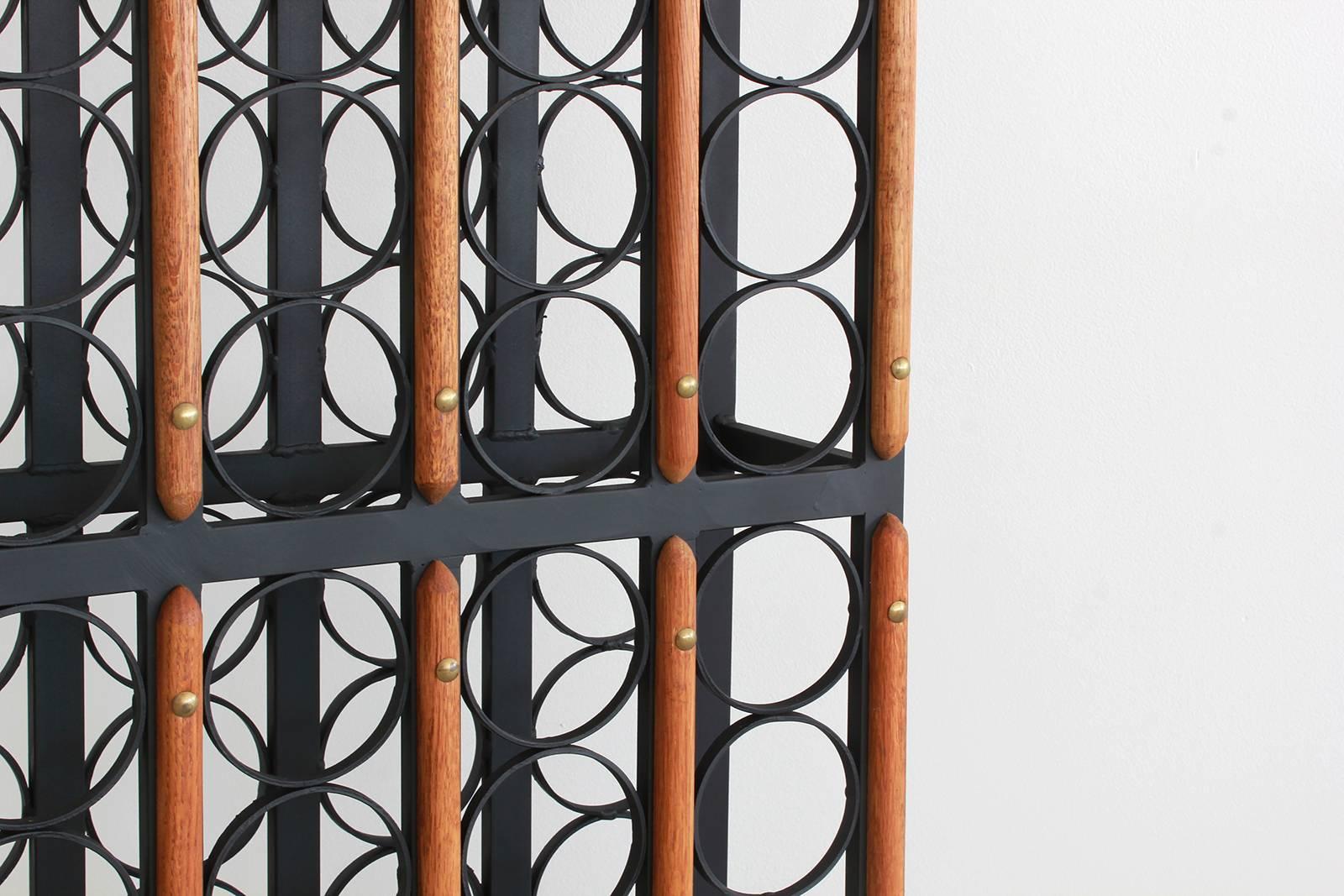 Mid-20th Century Umanoff Style Wine Rack