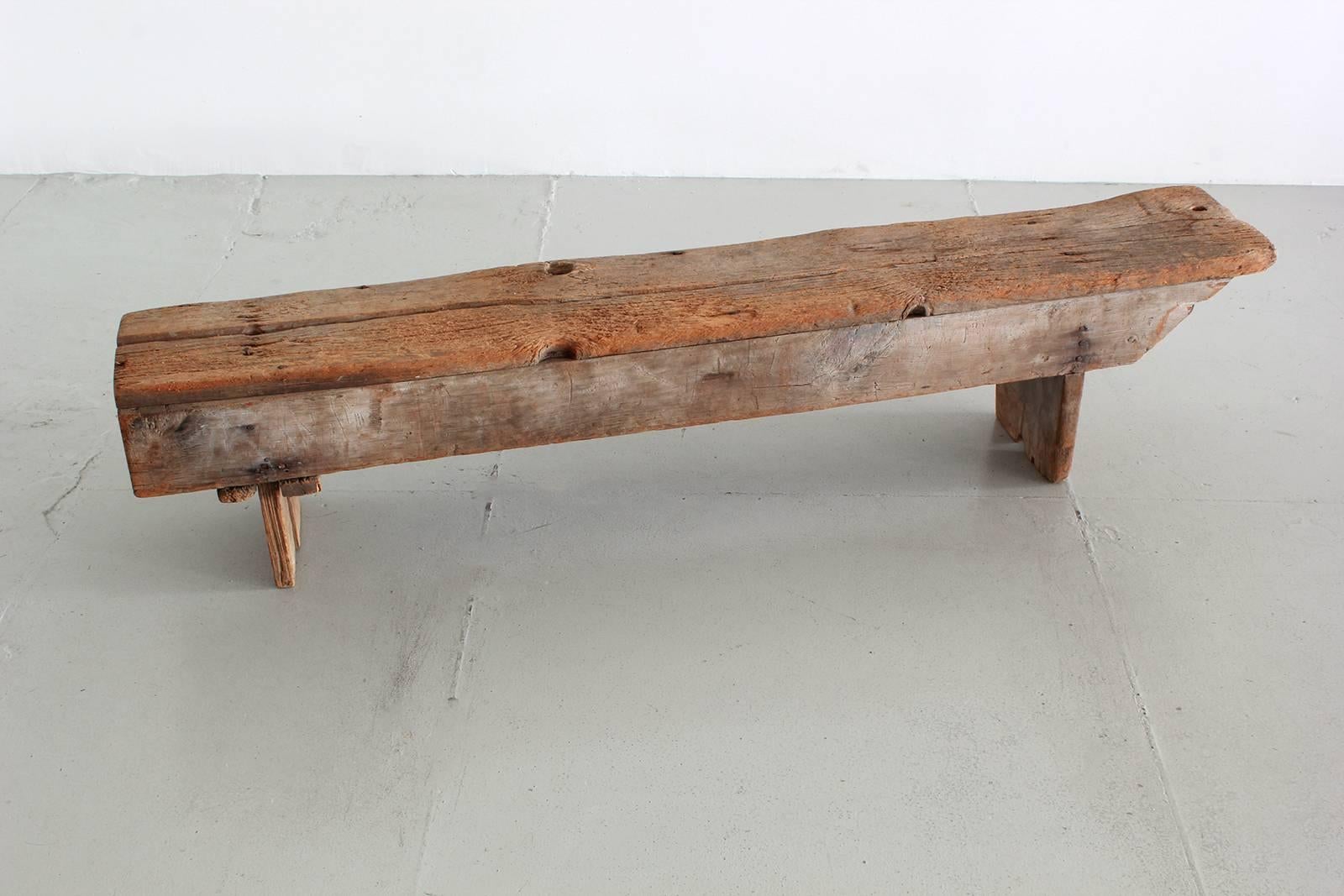 Primitive Bench In Excellent Condition In Beverly Hills, CA