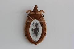 French Audoux & Minet Style Rope Mirror