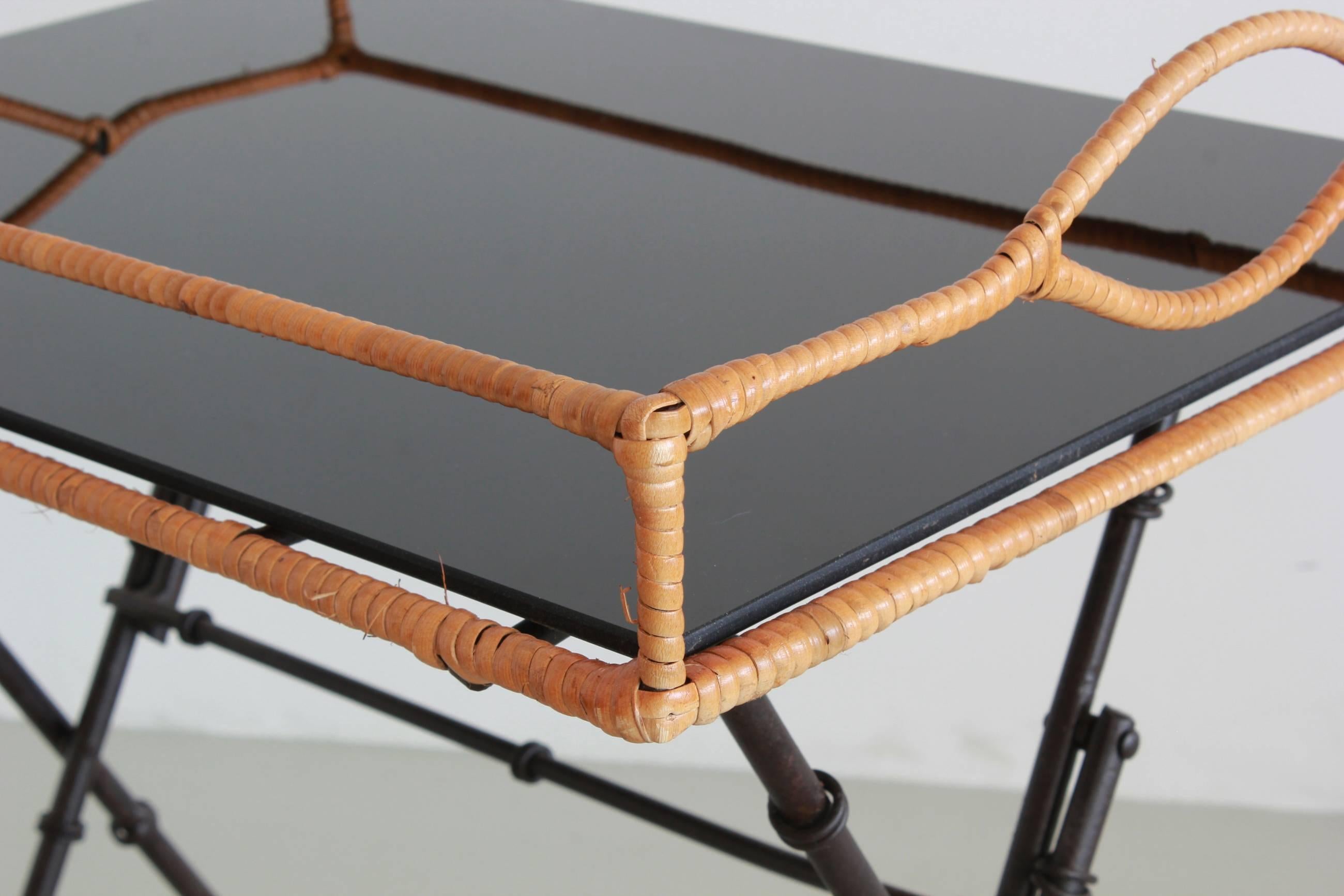Mid-20th Century Adnet Style Tray Table