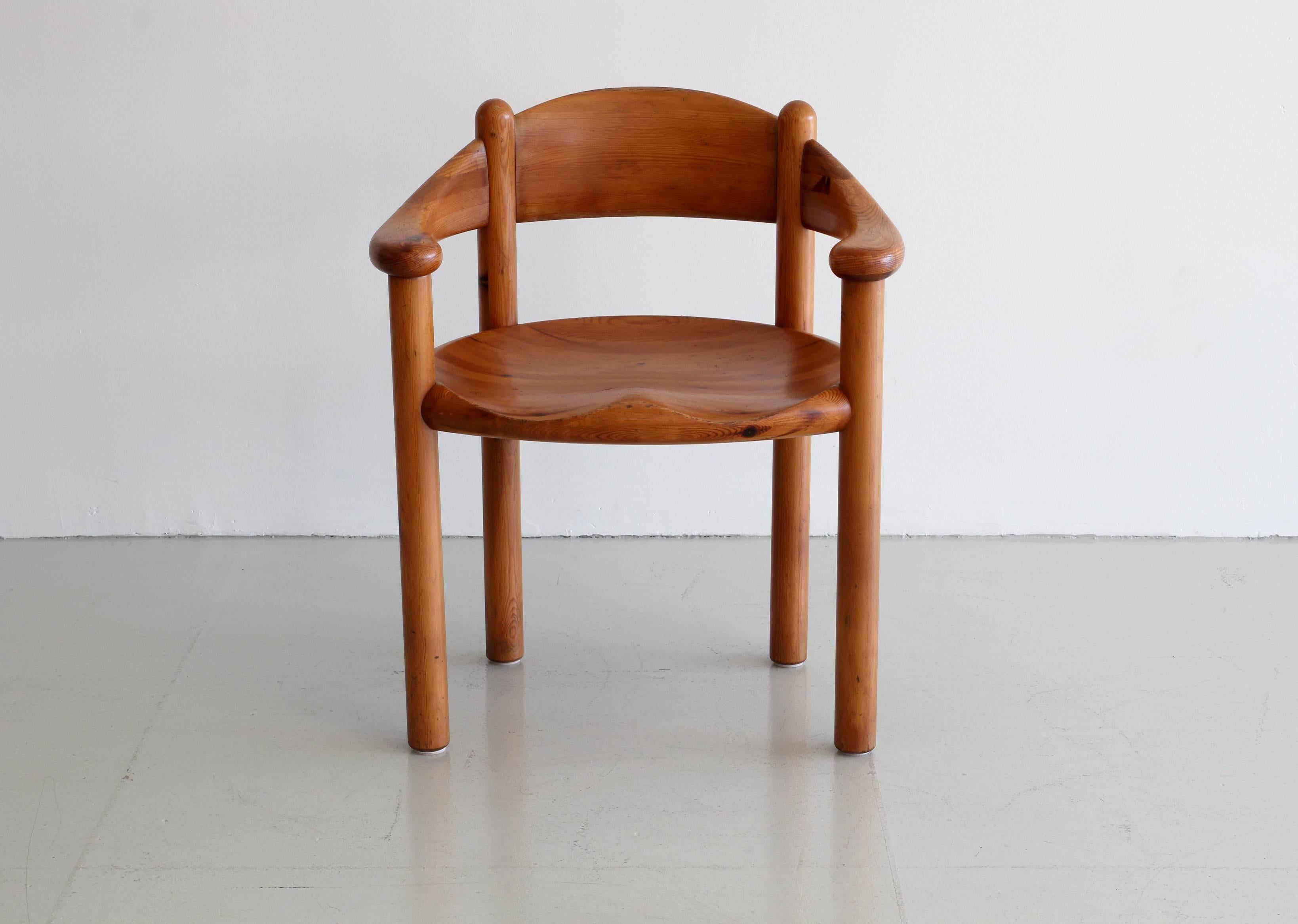 Rare Set of Six Dining Chairs by Rainer Daumiller In Good Condition In Beverly Hills, CA
