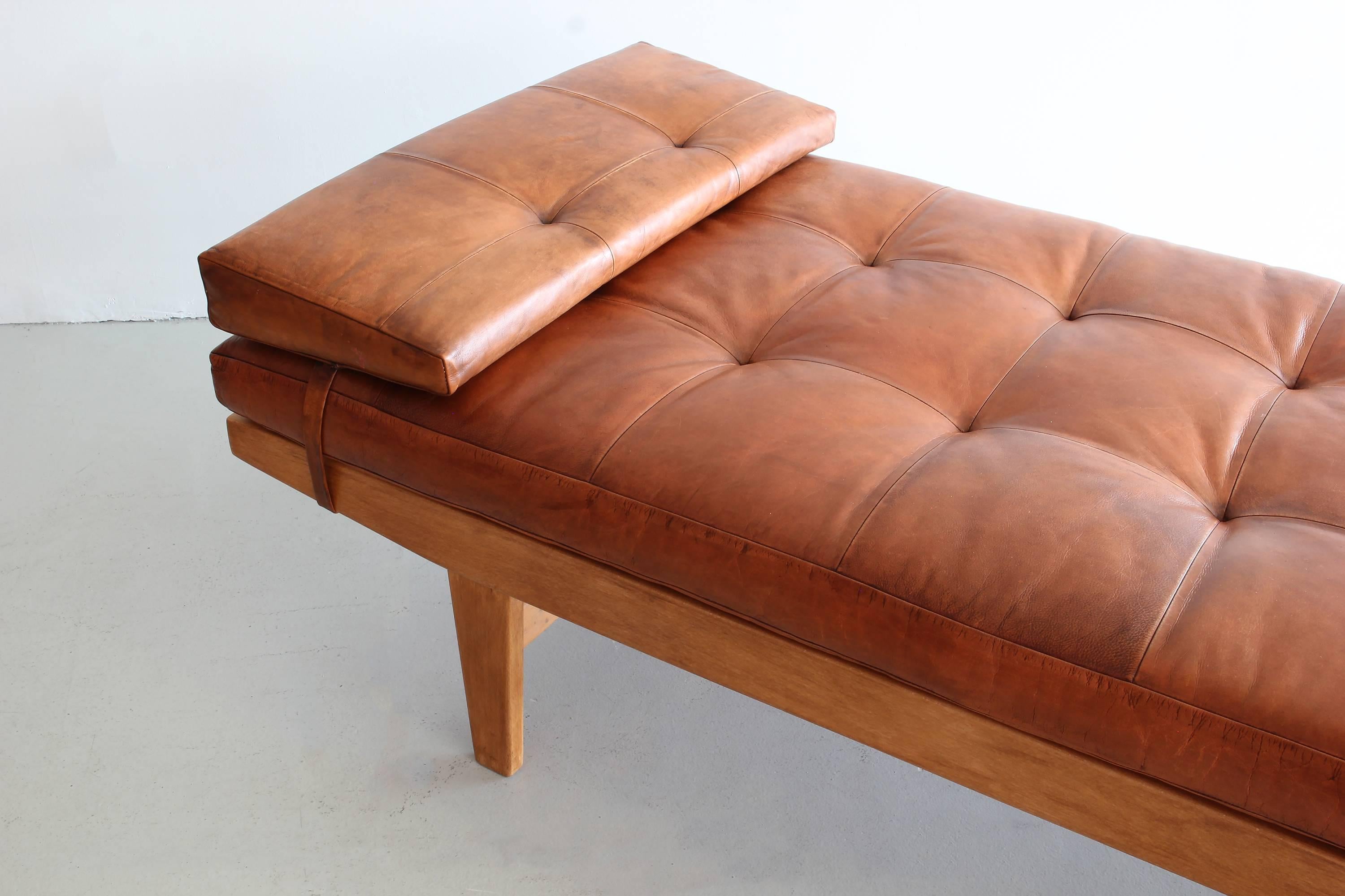 Leather Poul Volther Daybed 