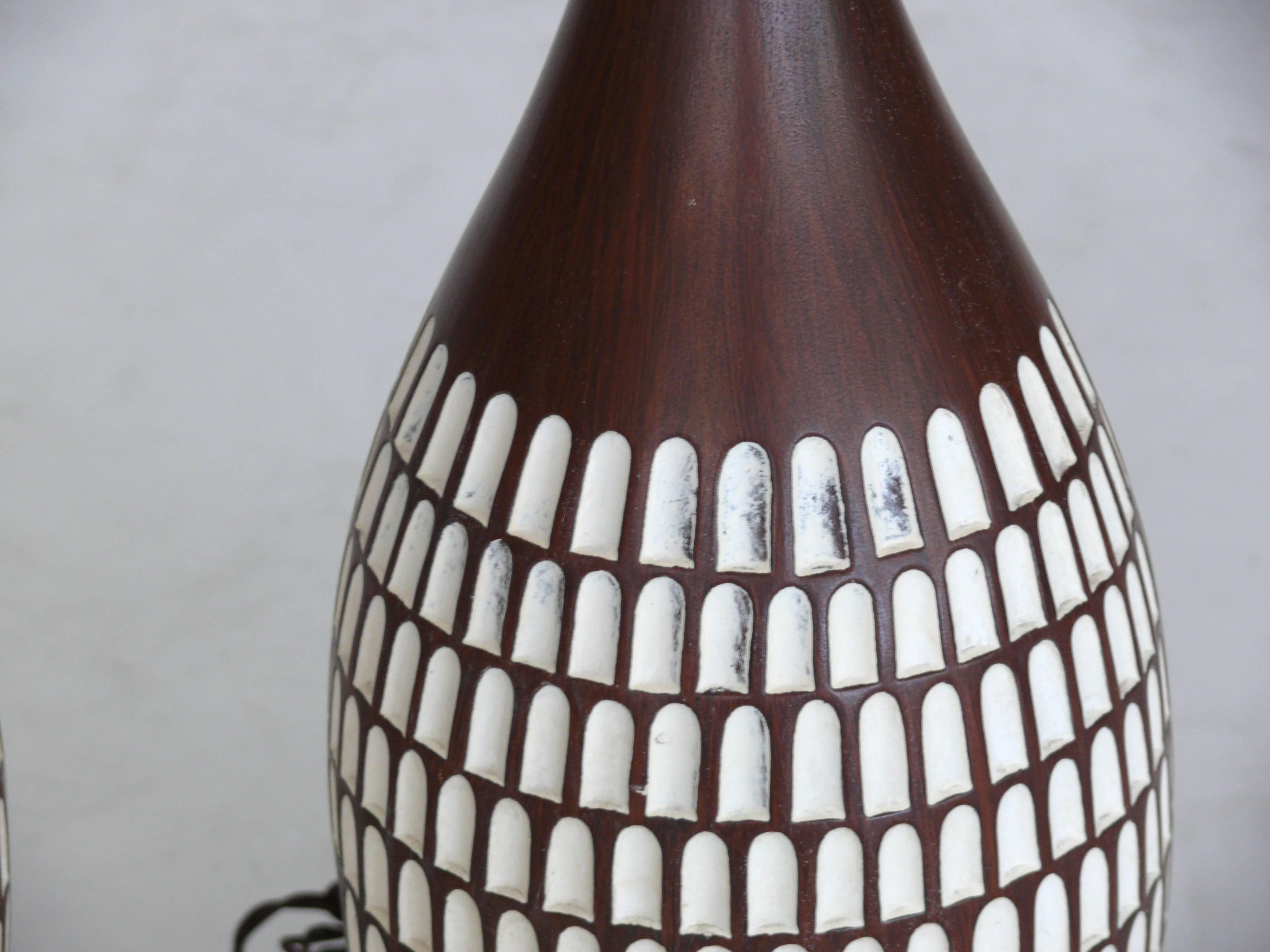 American Ceramic Lamps by Fortune