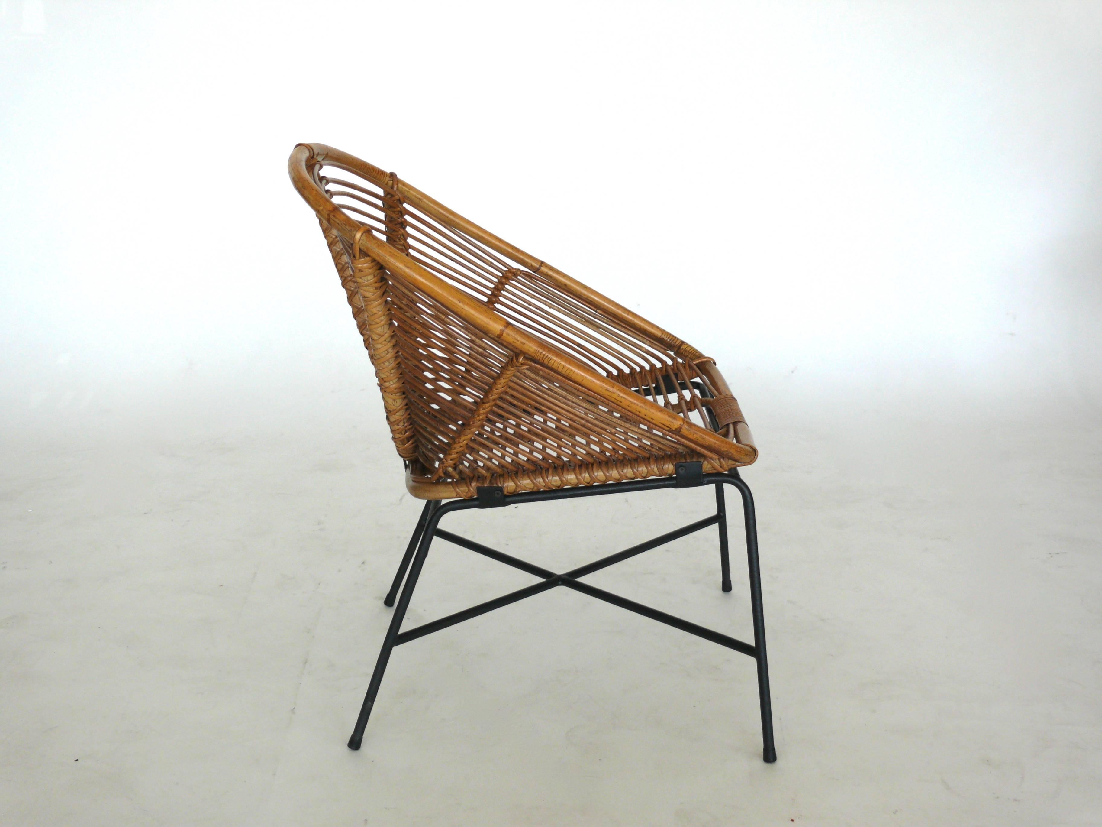 French Rattan Chairs 1