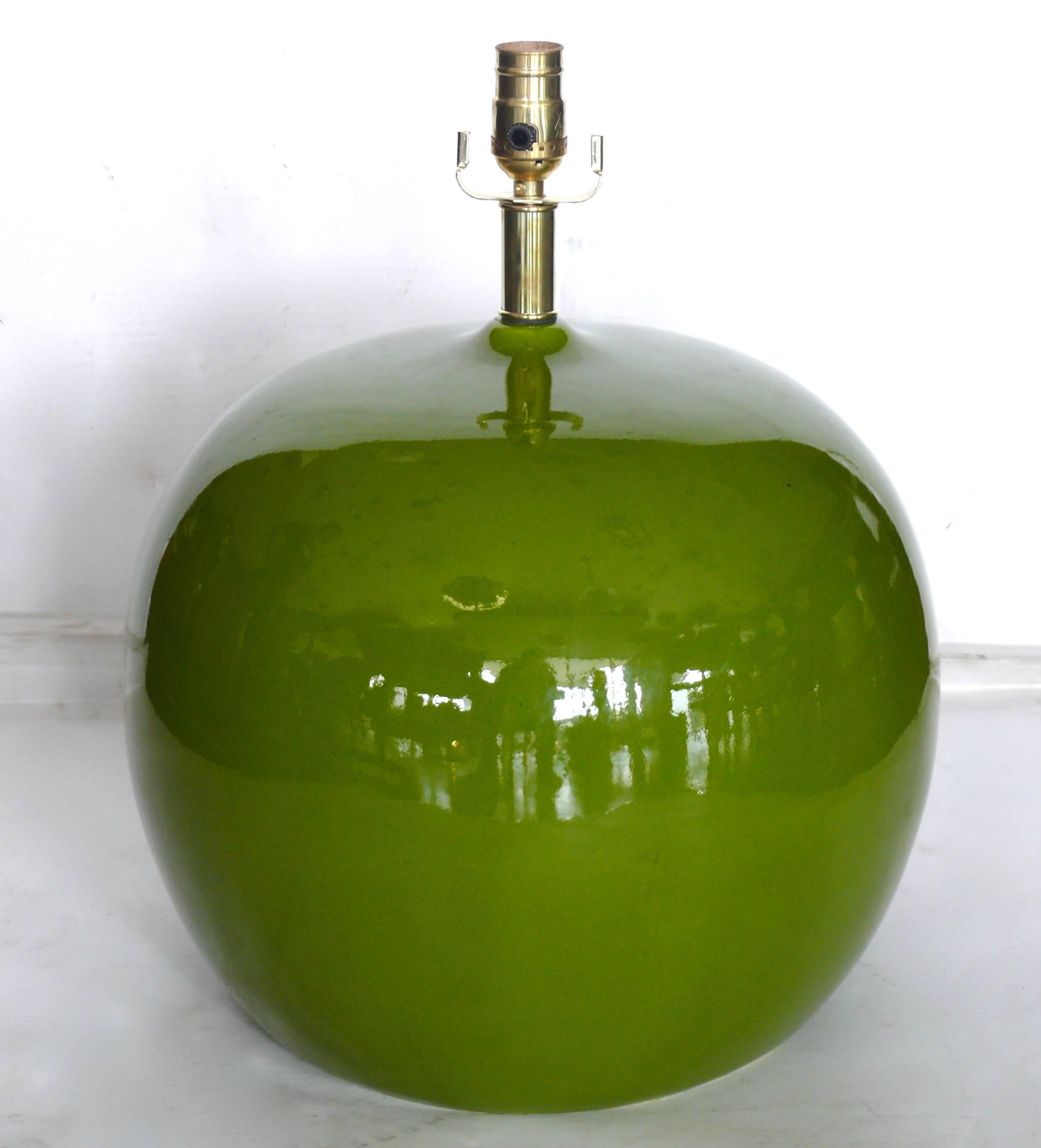 American Green Ceramic Table Lamp