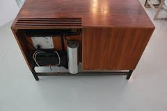 Danish Rosewood Bar Cabinet with Refrigerator by Silkeborg