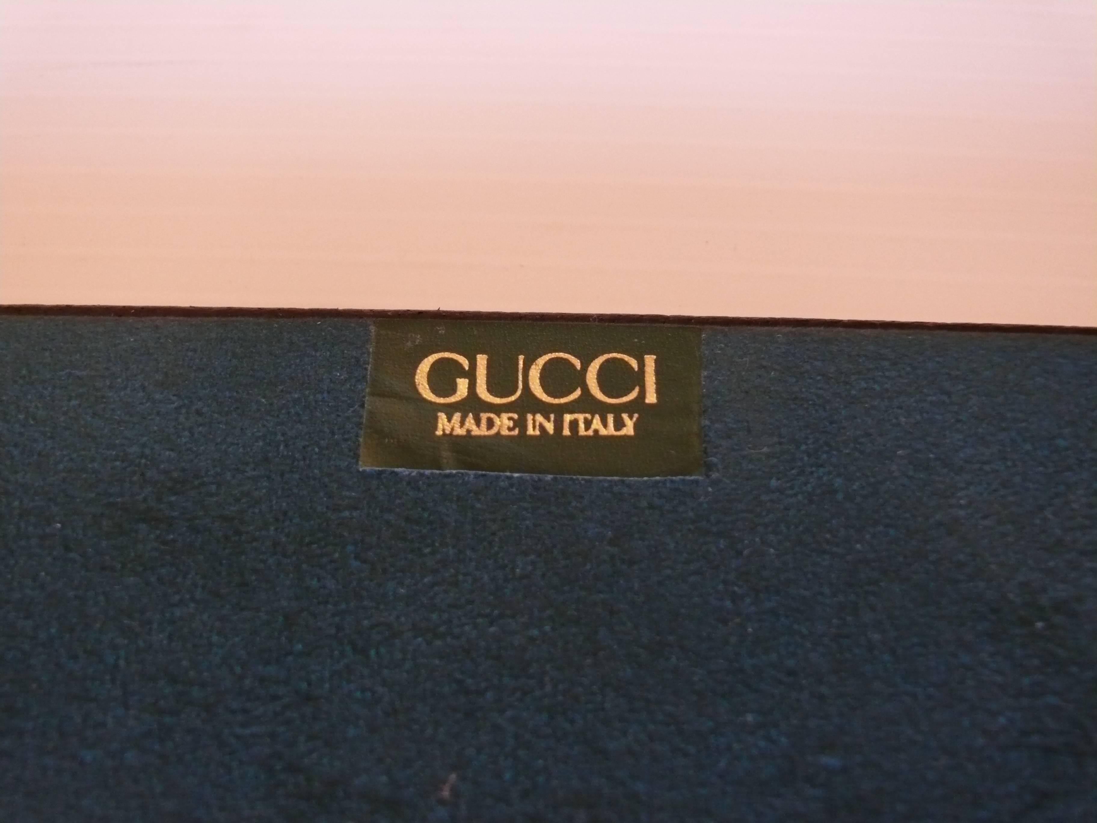 Leather Gucci Desk Blotter