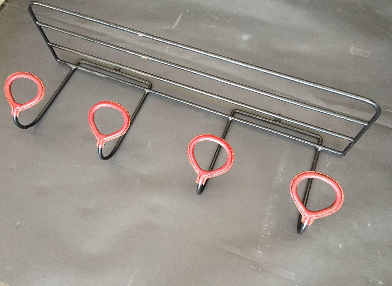 French Jacques Adnet Coat Rack