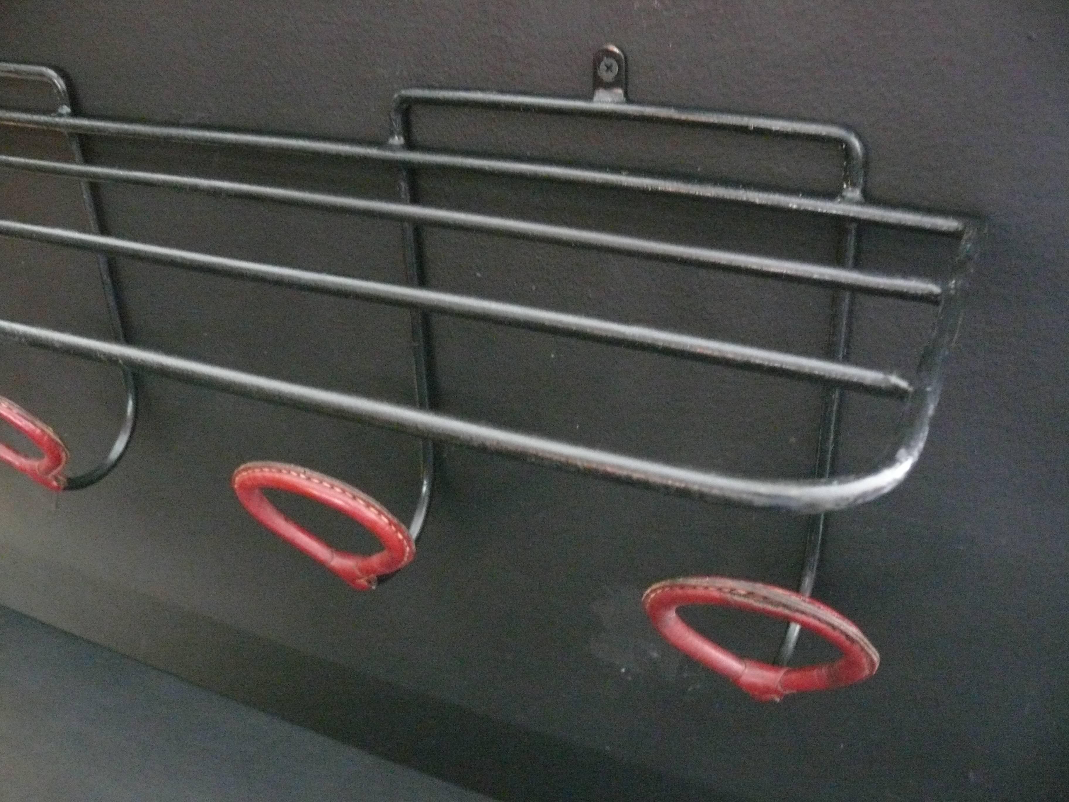 Jacques Adnet Coat Rack In Good Condition In Beverly Hills, CA