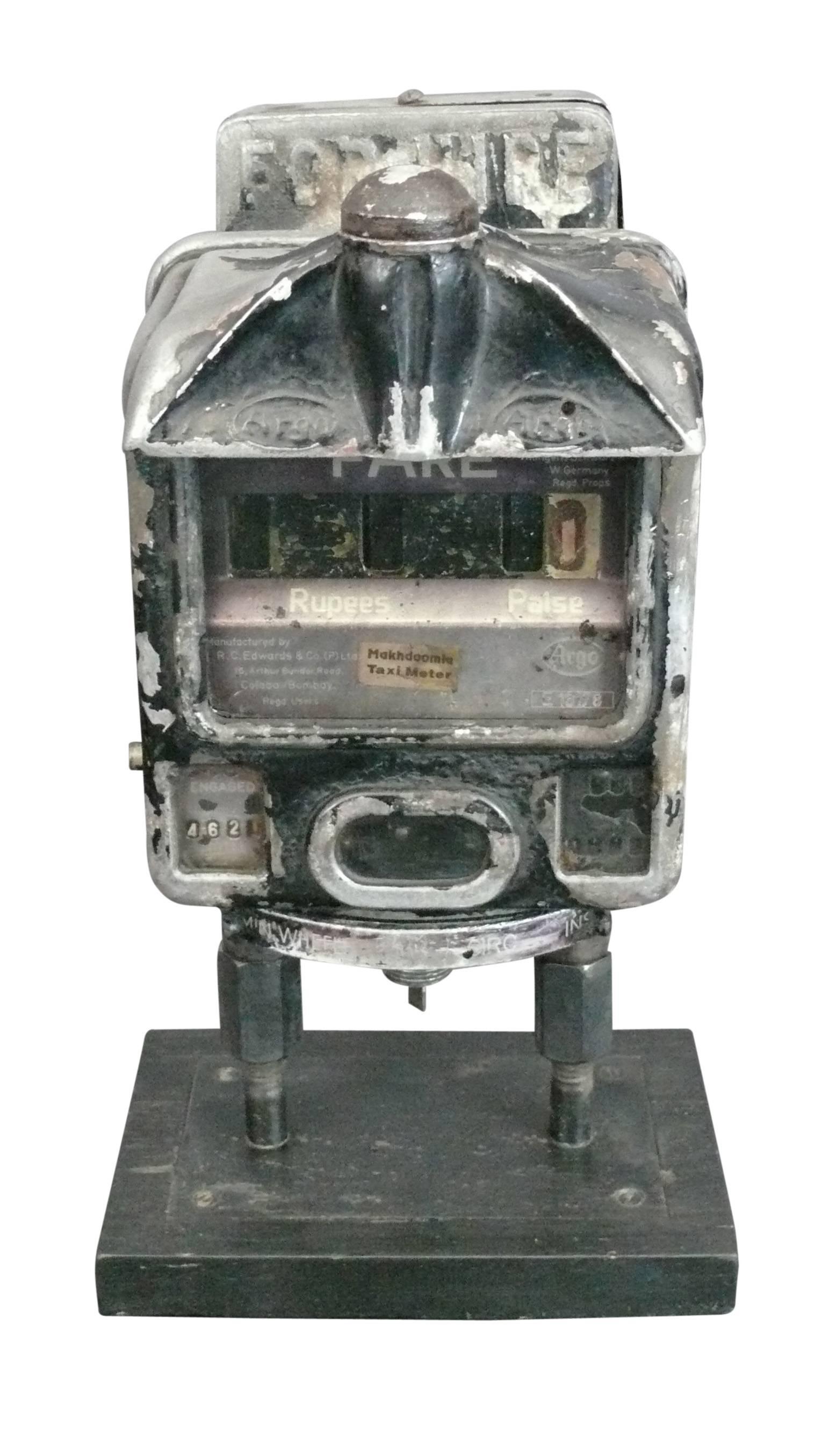 antique taxi meter