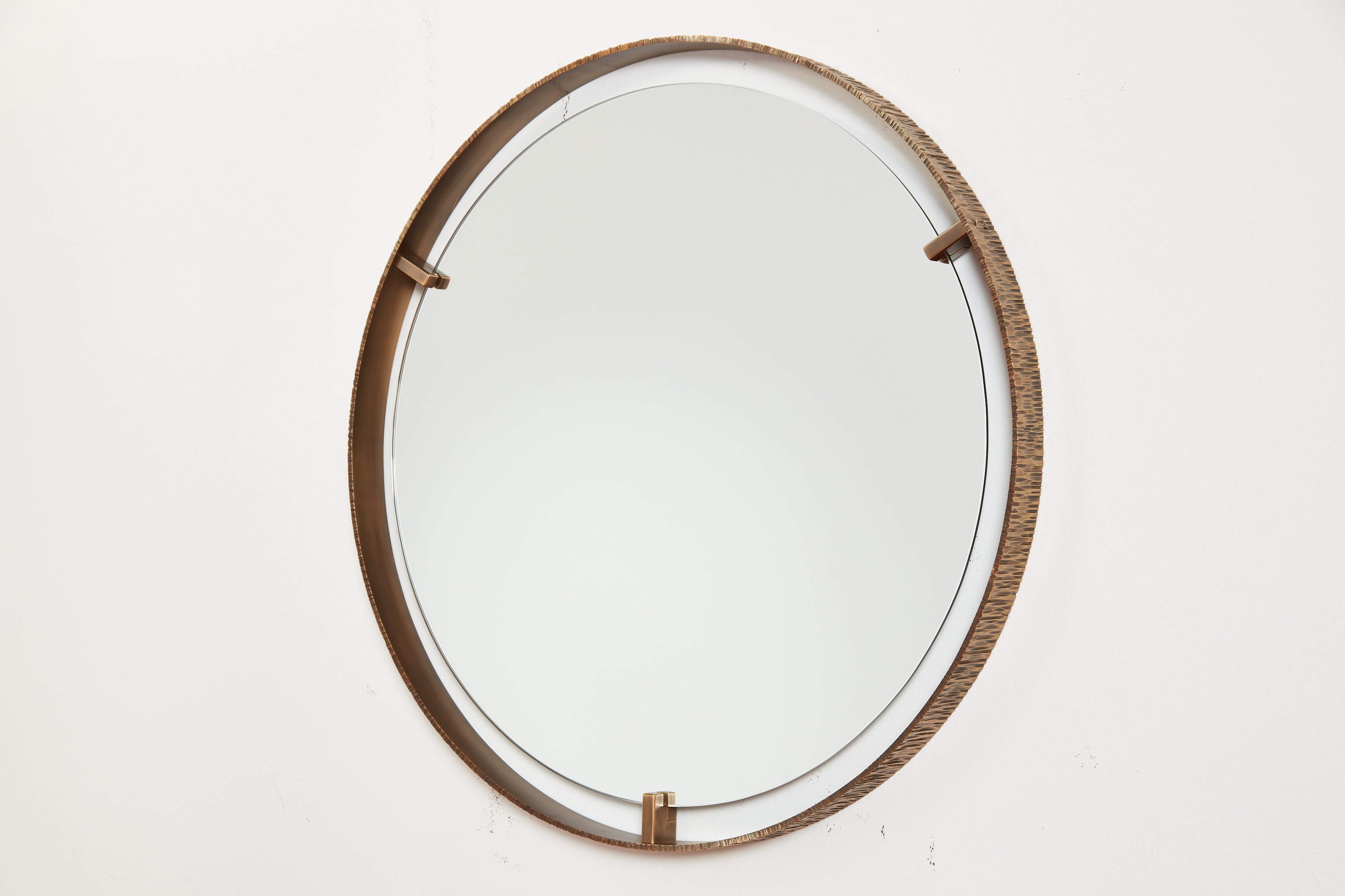 William Emmerson Round "Gouge" Mirror For Sale