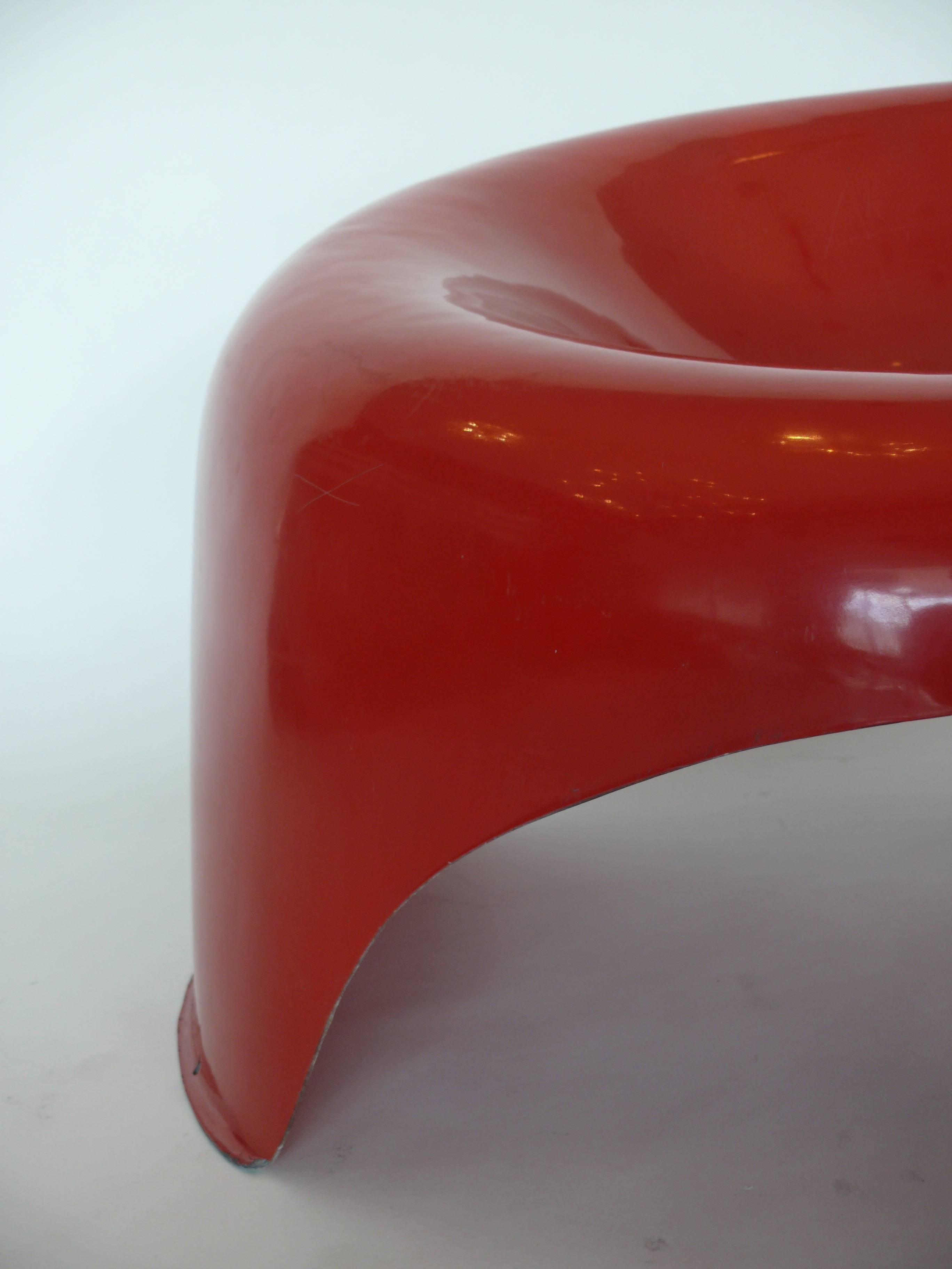 Fiberglass Pair of Chairs by Charles Zublena