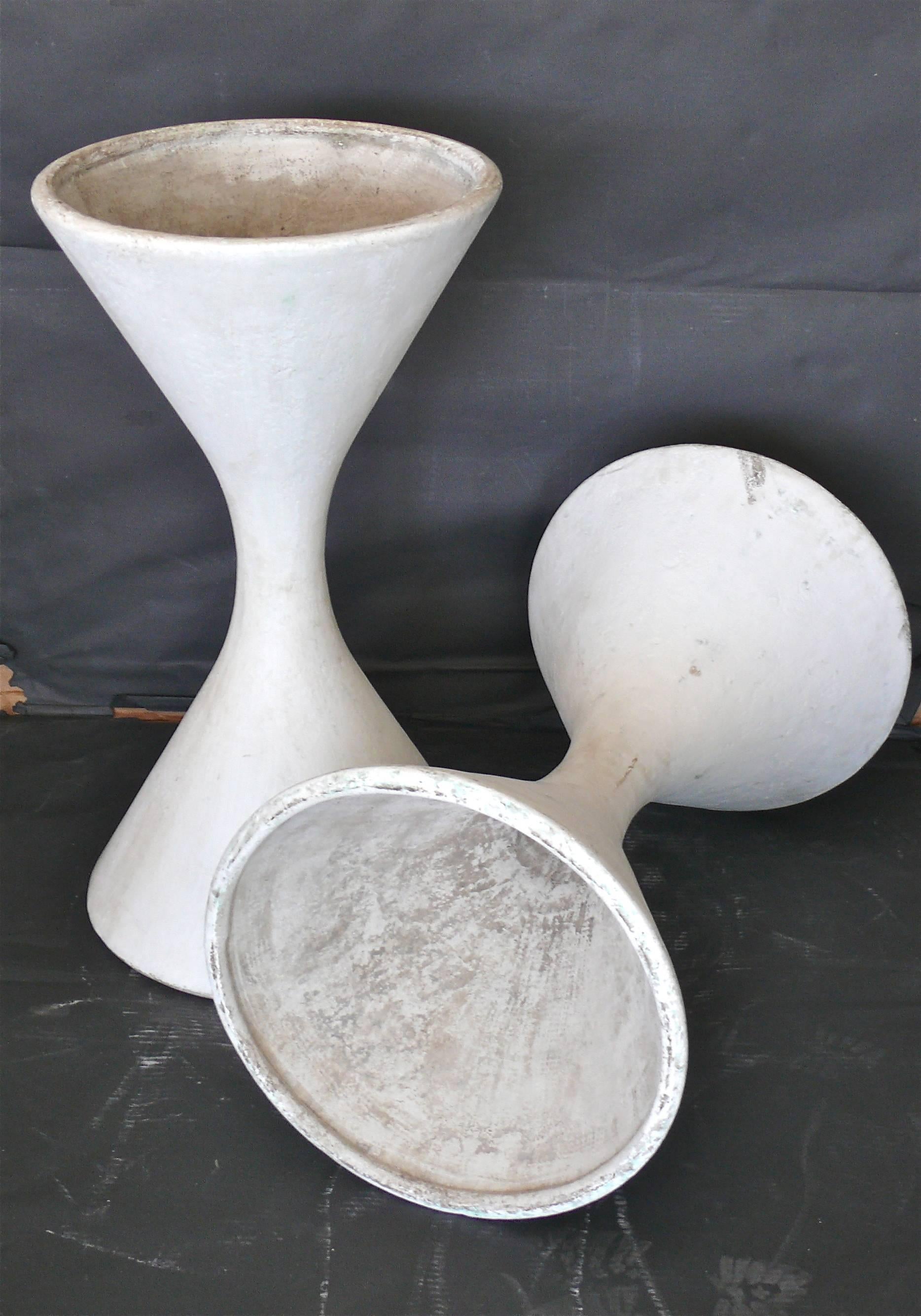 Mid-20th Century Willy Guhl Hourglass Planters