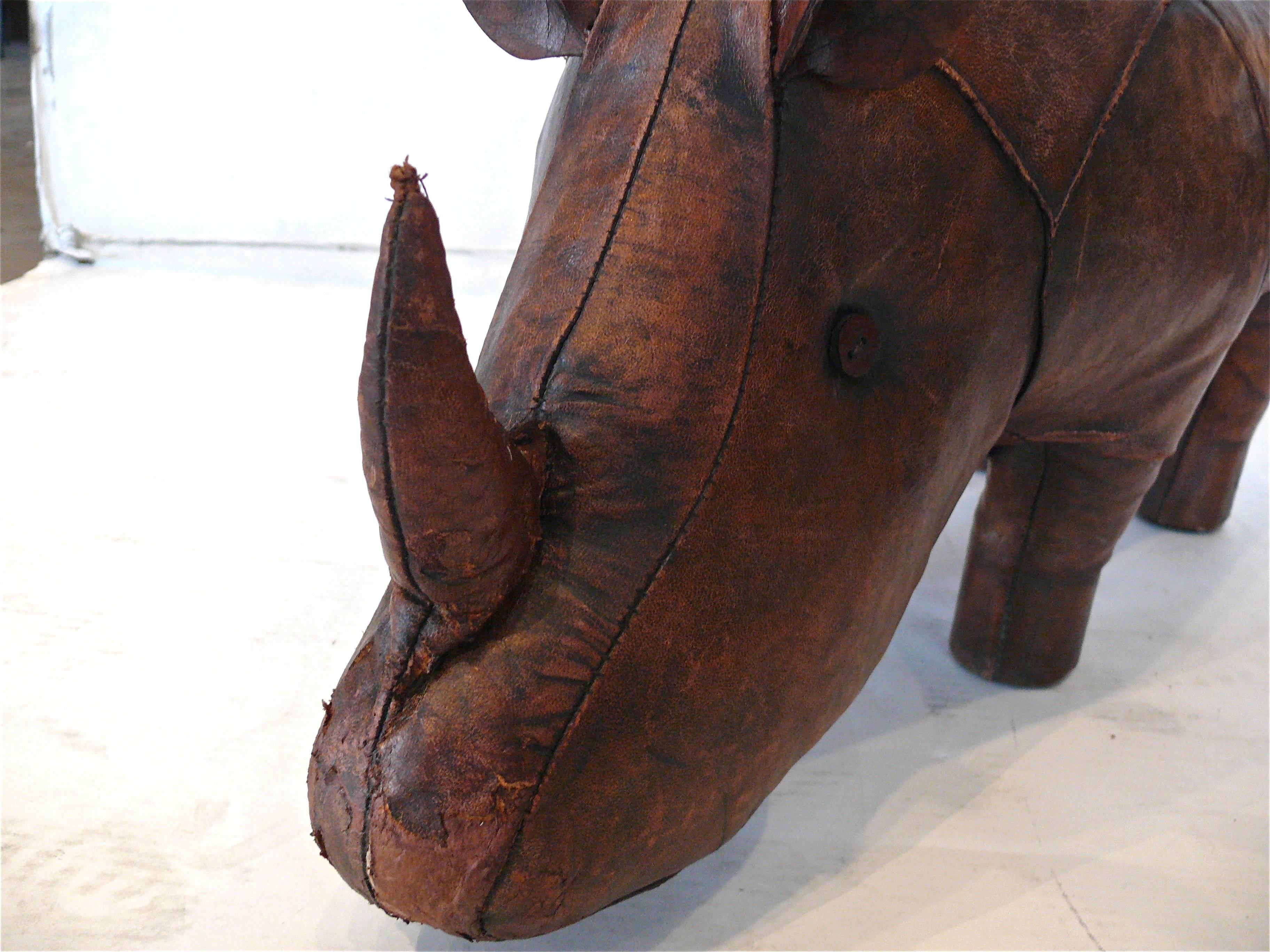 Leather Rhinoceros by Omersa for Abercrombie & Fitch 1