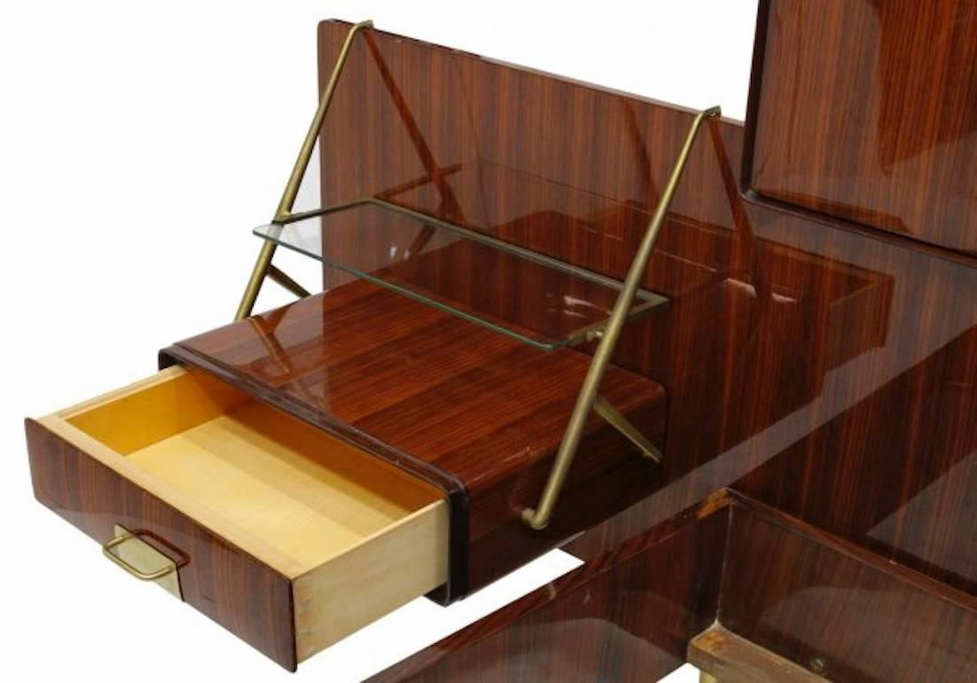 Silvio Cavatorta Bed with Floating In Excellent Condition In Beverly Hills, CA