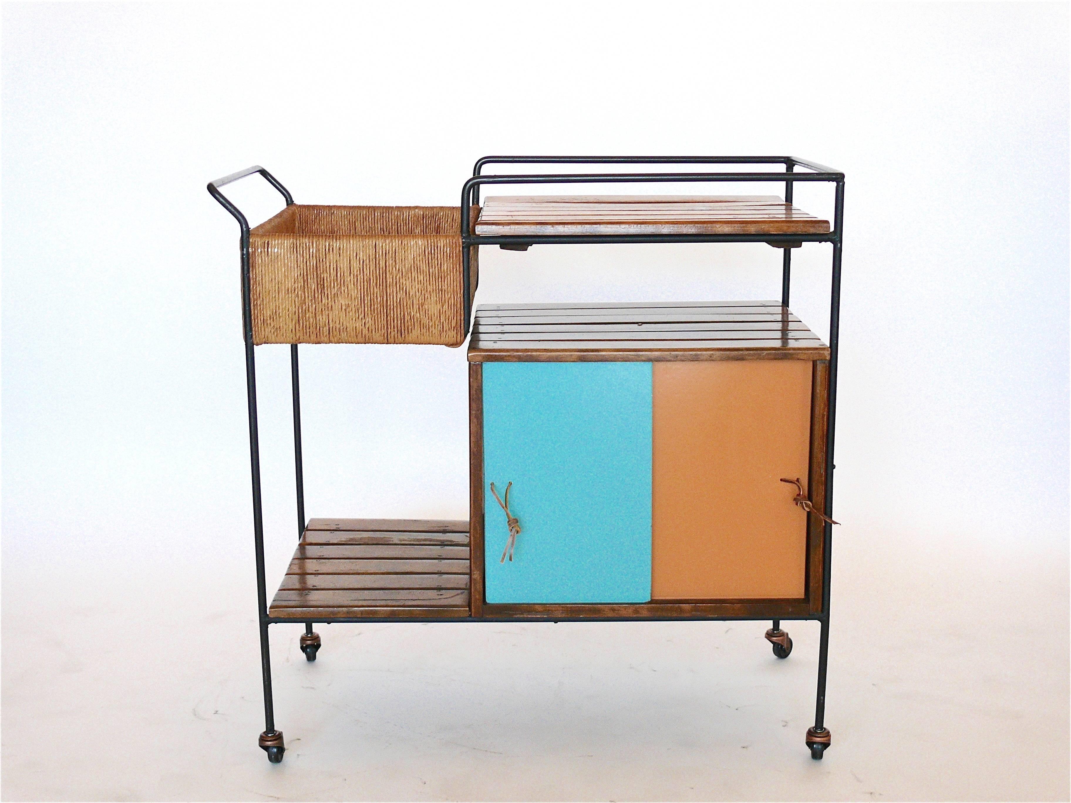 American Arthur Umanoff Bar Cart