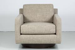 Milo Baughman Style Swivel Chairs newly produced