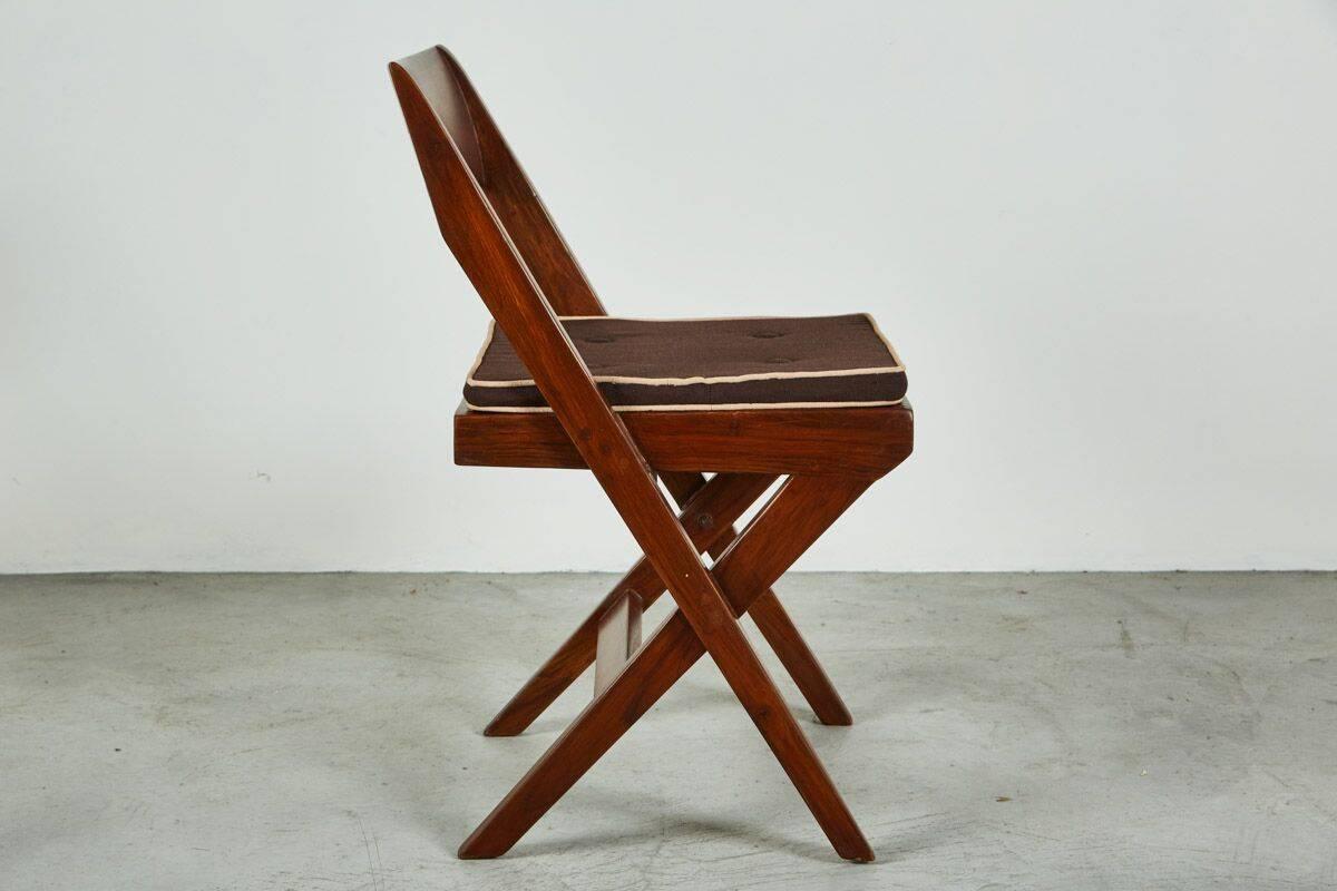 Indian Pierre Jeanneret Library Chair