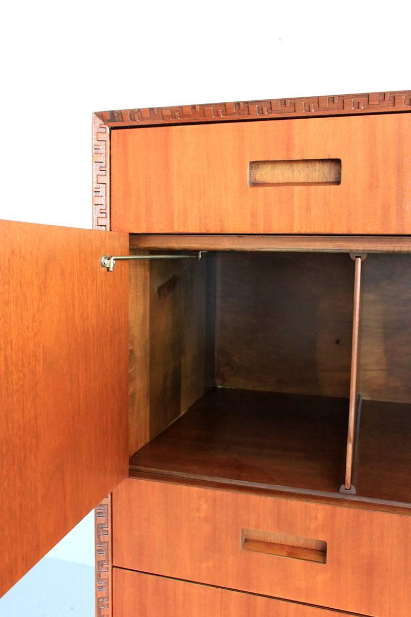Frank Lloyd Wright Highboy Dresser In Excellent Condition In Beverly Hills, CA
