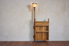 Gullierme et Chambron Rotating Cabinet with Lamp