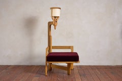 Guillerme et Chambron Floor Lamp with Integrated Chair