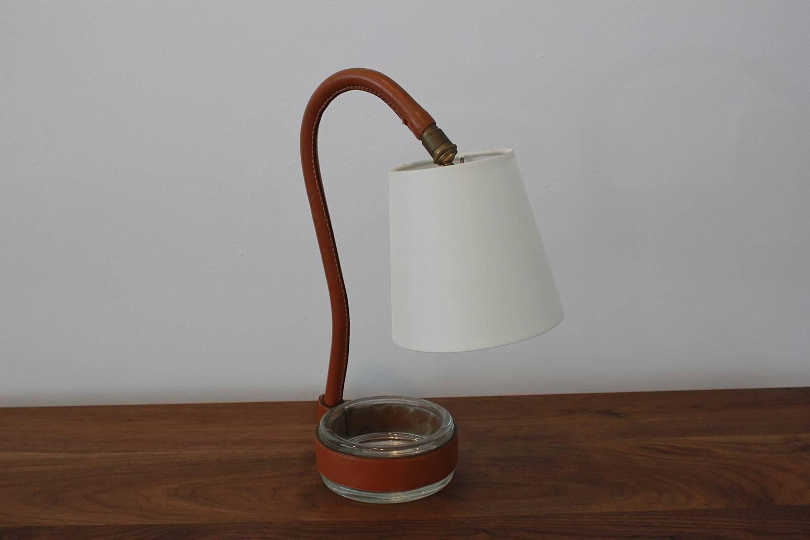 French Jacques Adnet Desk Lamp