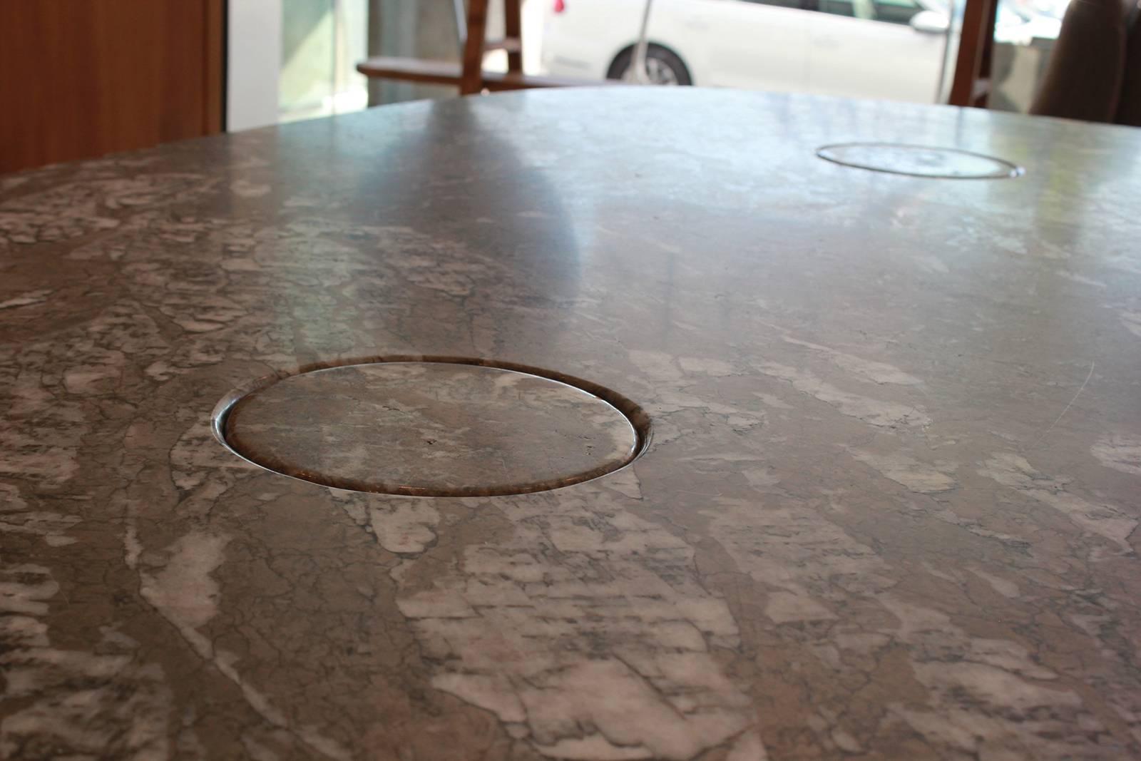 Marble Dining Table by Angelo Mangiarotti