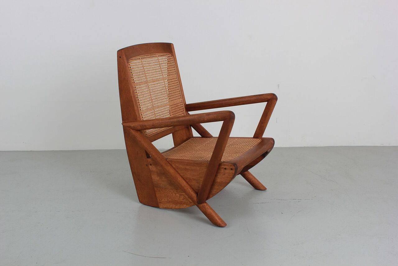 Mulholland Caned Chairs In Excellent Condition In Beverly Hills, CA