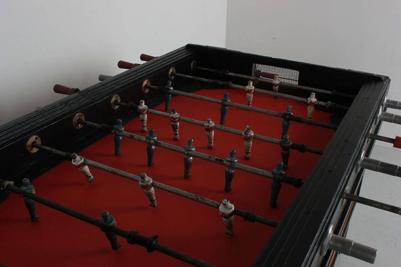 1940s Italian Foosball Table In Excellent Condition In Beverly Hills, CA