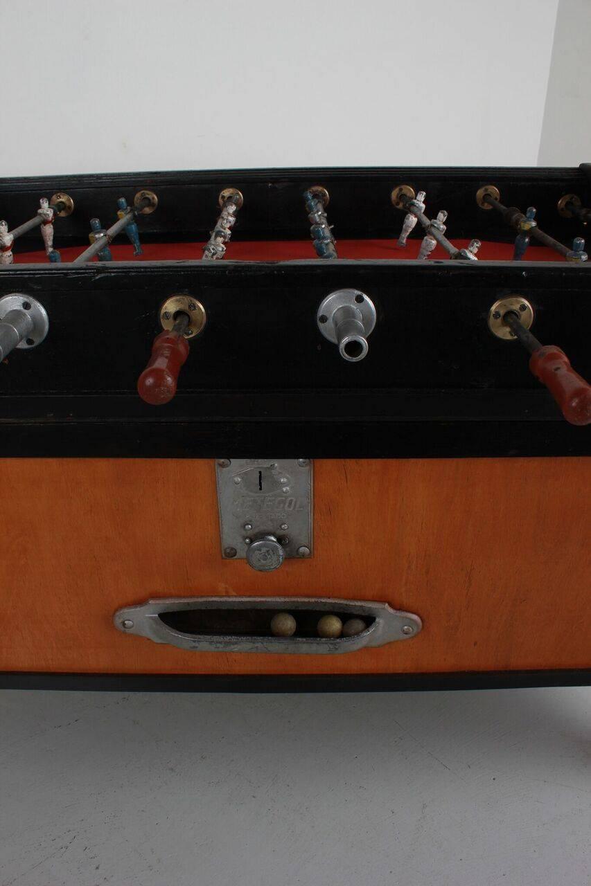 Mid-20th Century 1940s Italian Foosball Table