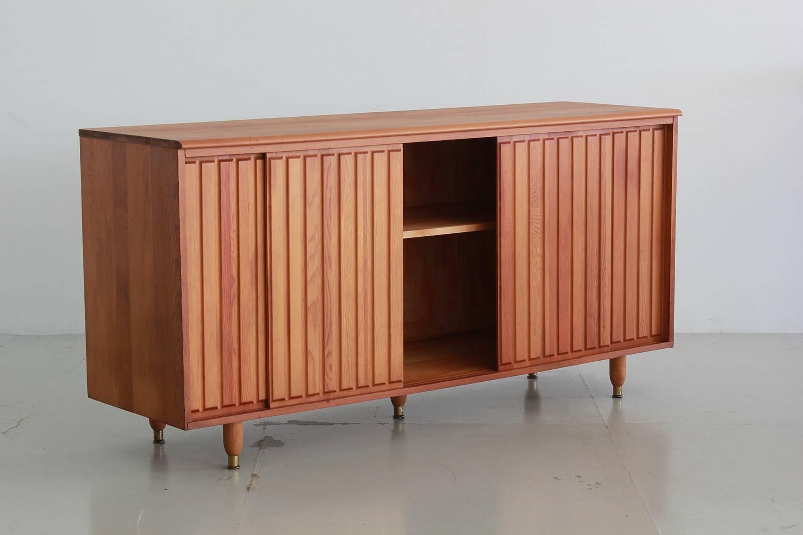 Charlotte Perriand Style Credenza In Excellent Condition In Beverly Hills, CA