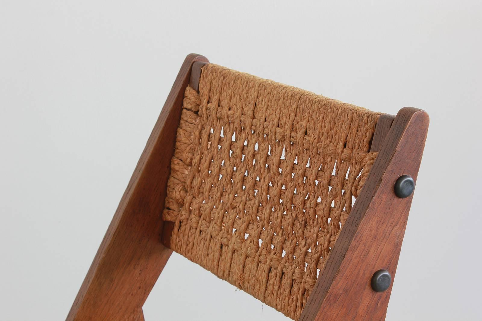 Mid-20th Century Audoux-Minet Chair