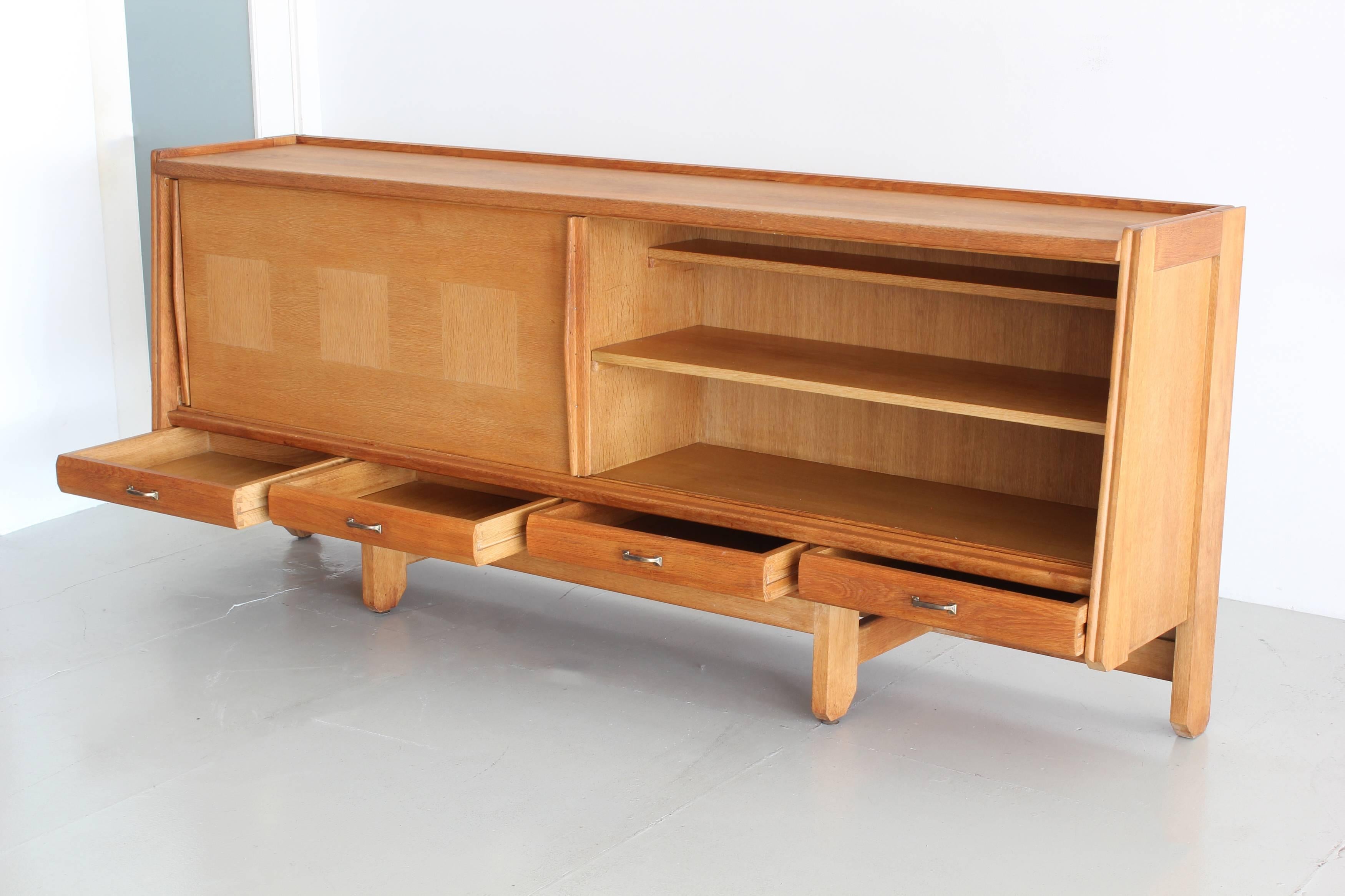 Guillerme et Chambron Large Oak Buffet 2