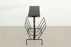 Jacques Adnet Magazine Rack Table