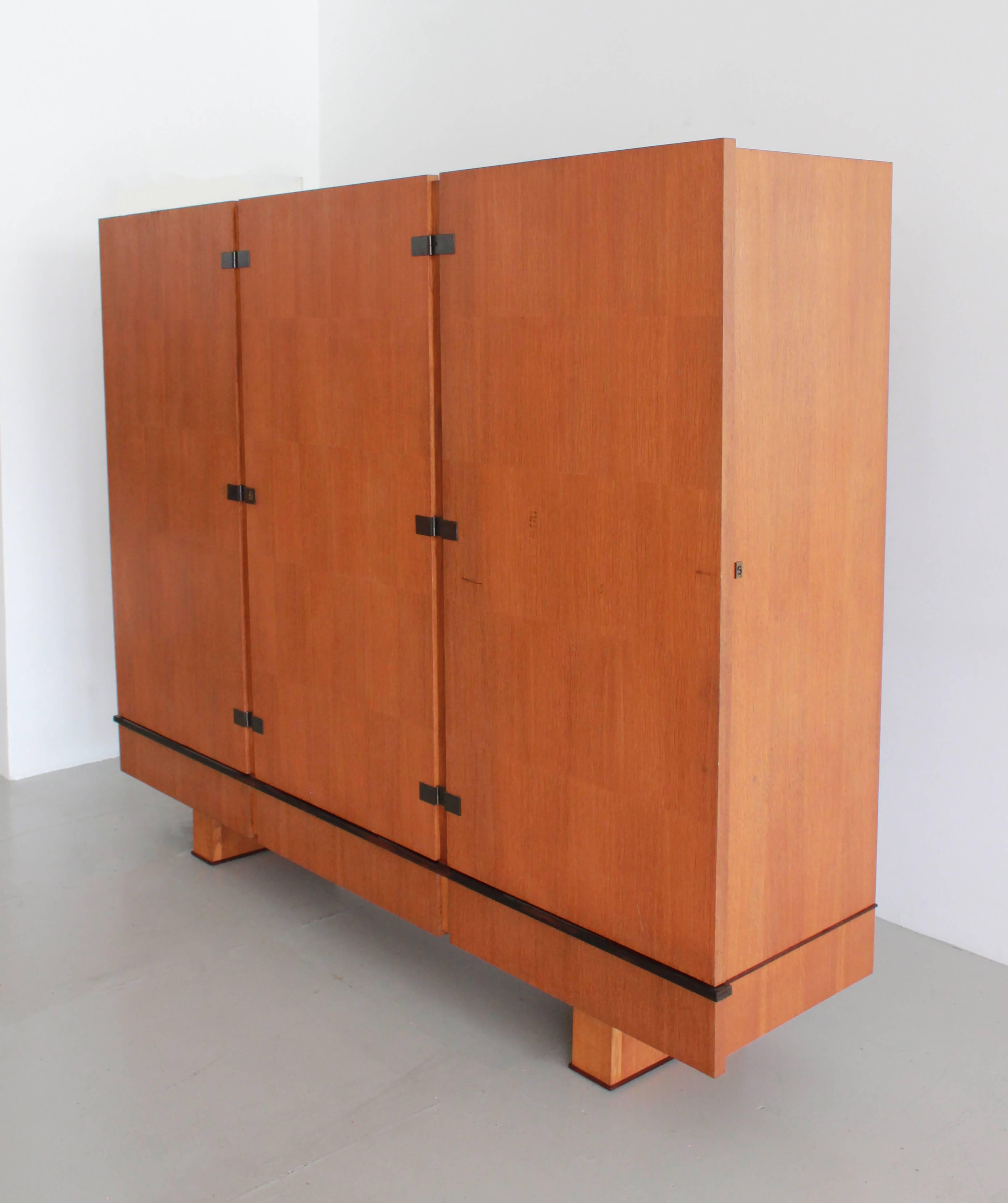 Mid-20th Century French Oak Armoire by Maxime Old, circa 1950