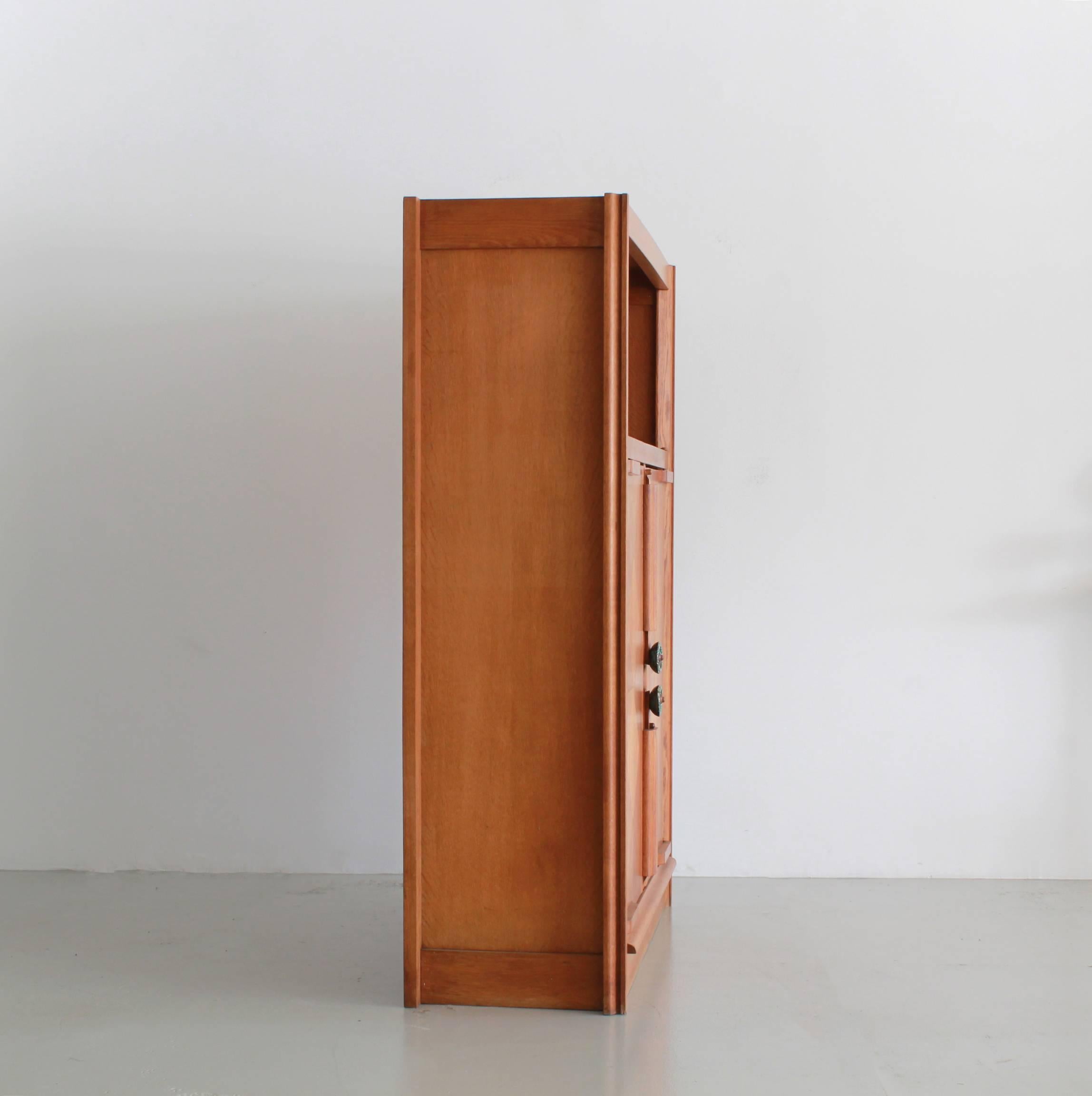 Guillerme et Chambron Open Shelf Cabinet In Good Condition In Beverly Hills, CA