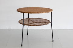 Danny Ho Fong Rattan and Iron Table