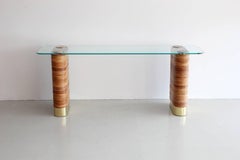 Mid-Century Bamboo Console