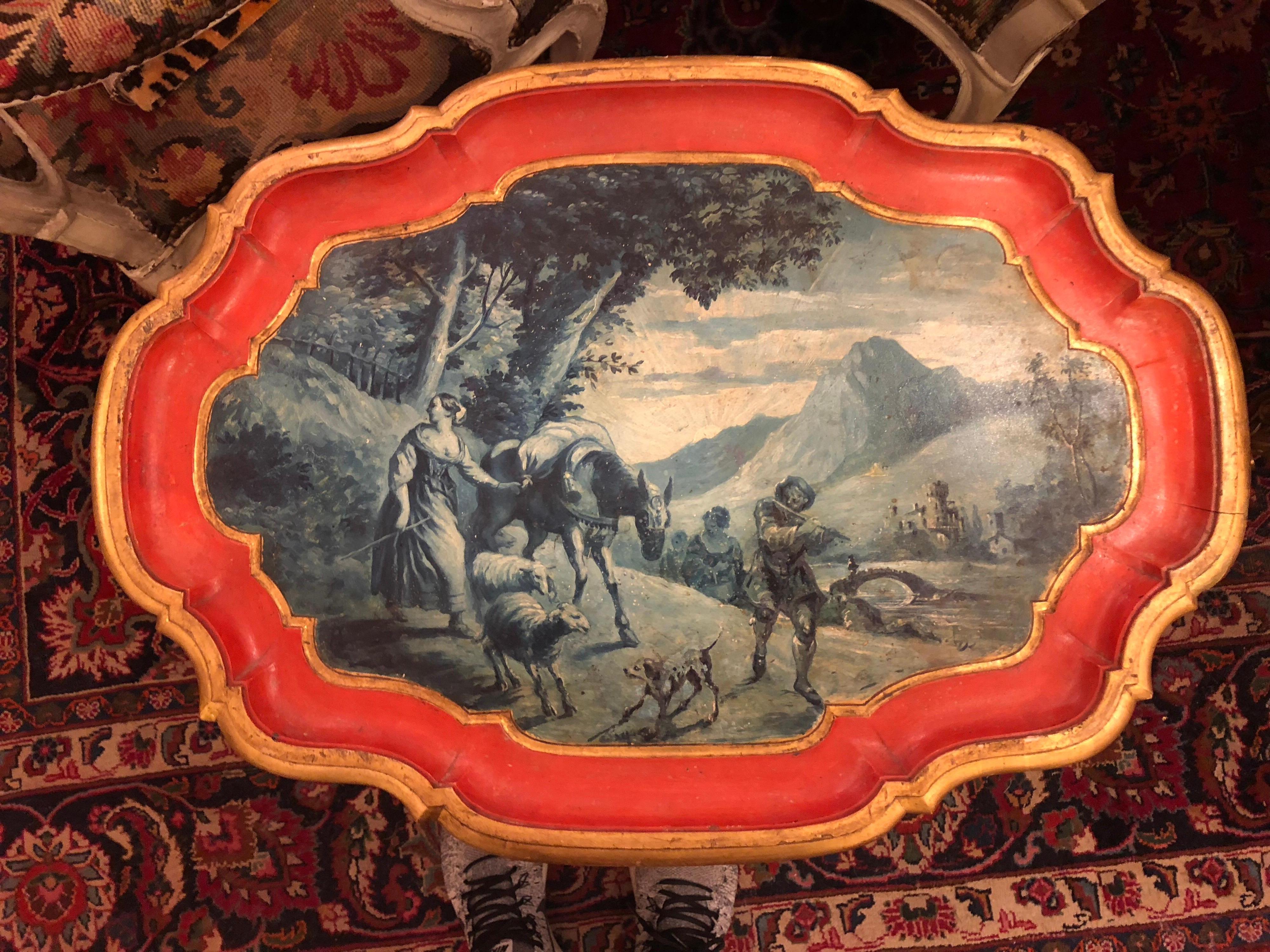 Italian Baroque Painted Piedmontese Table 4