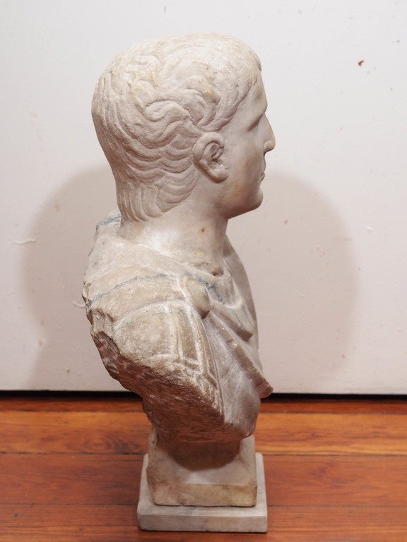 Period Roman Bust In Good Condition In Natchez, MS