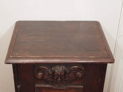 Italian Walnut Single-Door Cabinet