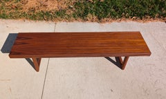 Teak "Krobo" Bench by Torbjørn Afdal for Bruksbo, Norway, 1960s