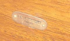 R & Y Augousti, Paris Shagreen and Wenge Desk or Table, Label