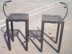 Philippe Starck Pair of Bar Stools for Aleph Ubik, "Sarapis"