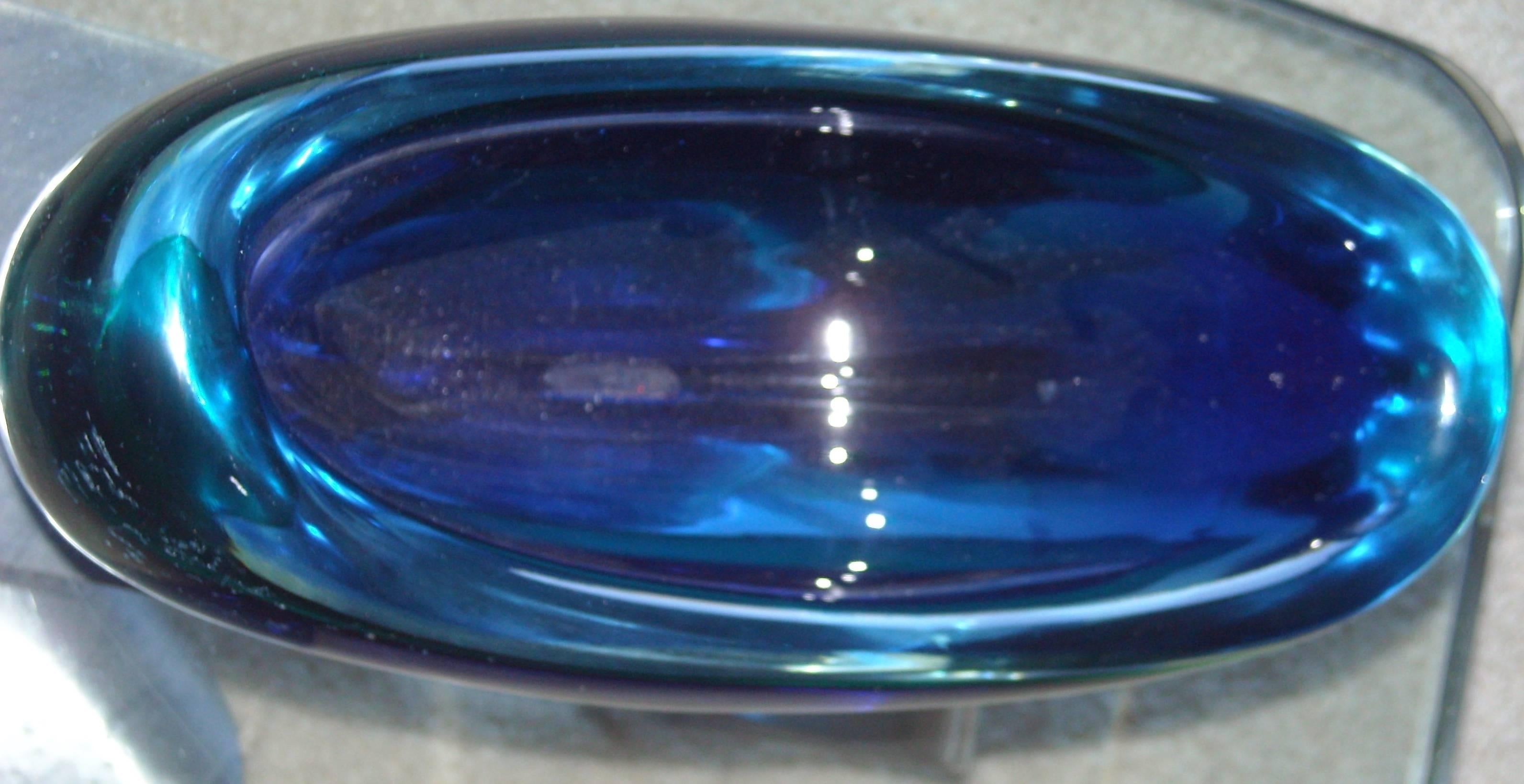 sommerso glass vase