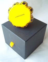 Yayoi Kusama Paperweight Pumpkin Sculpture with Box, Signed