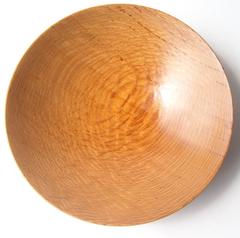 Bob Stocksdale Low Bowl in "Lacewood" Signed /Dated